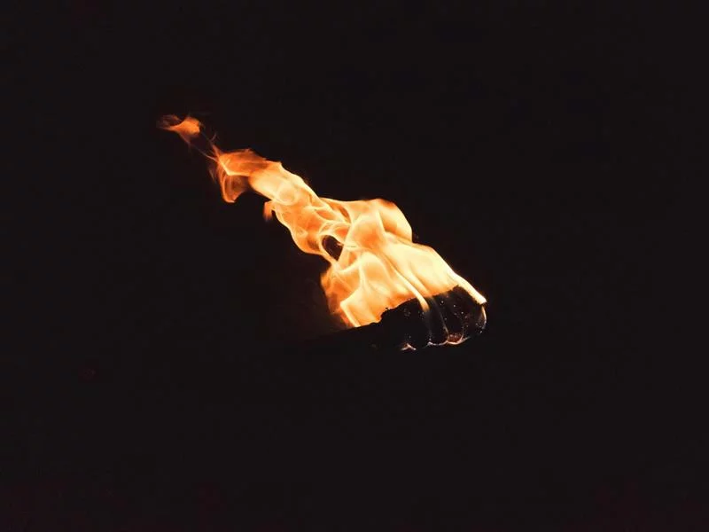 Marche aux flambeaux vers Hatten