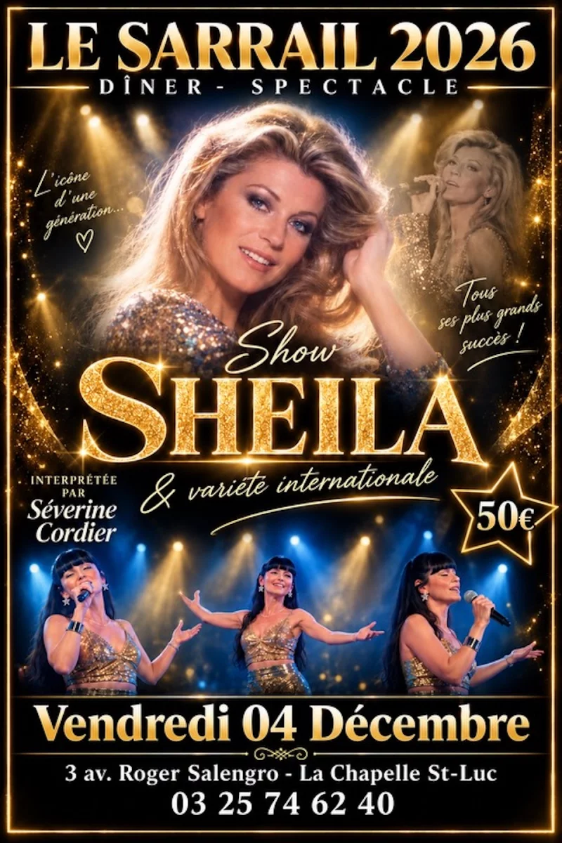 Show Sheila & variété internationale interprété par Séverine Cordier