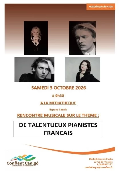 RENCONTRE MUSICALE AVEC ALAIN ROUZOT: TALENTUEUX PIANISTES FRANÇAIS