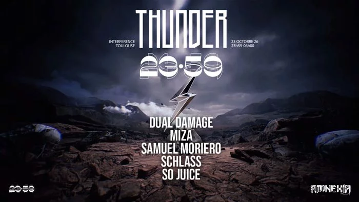 23:59 x THUNDER : SAMUEL MORIERO, DUAL DAMAGE, SCHLASS