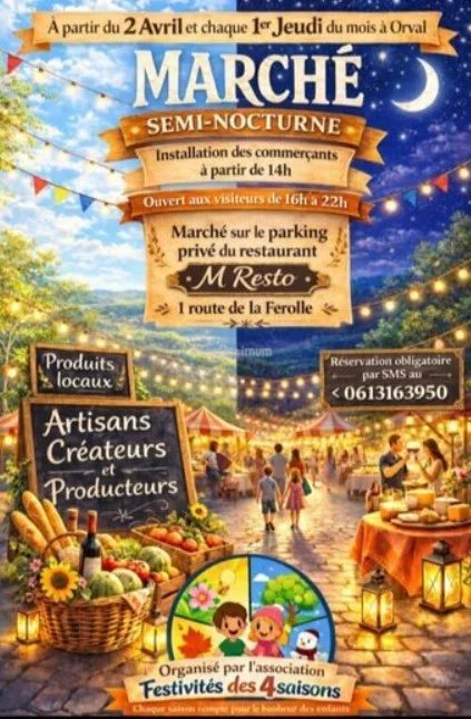 Marché semi-nocturne