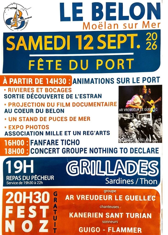 Fête du port du Bélon