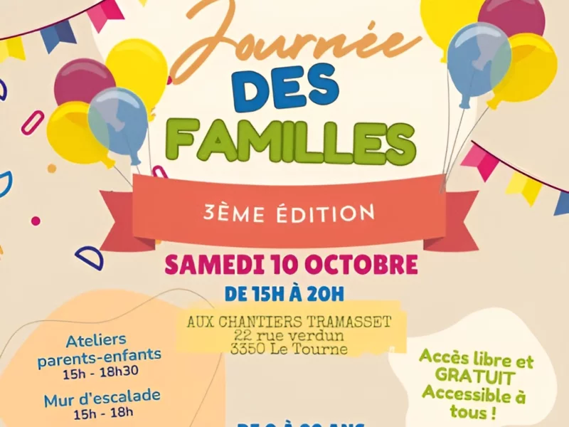 3e édition journées des familles