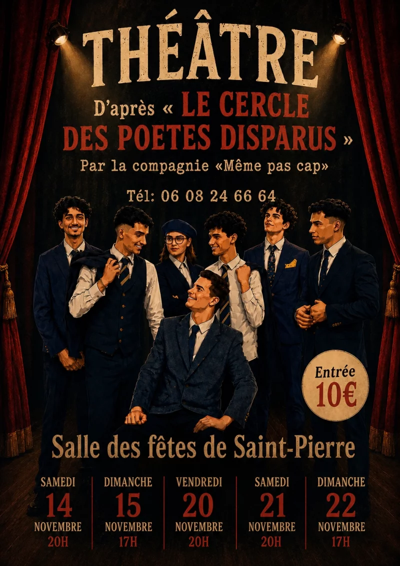 Théâtre - Le Cercle des poètes disparus