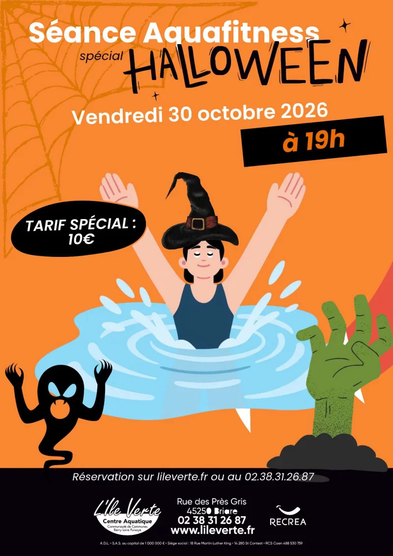 Séance aquafitness spécial Halloween