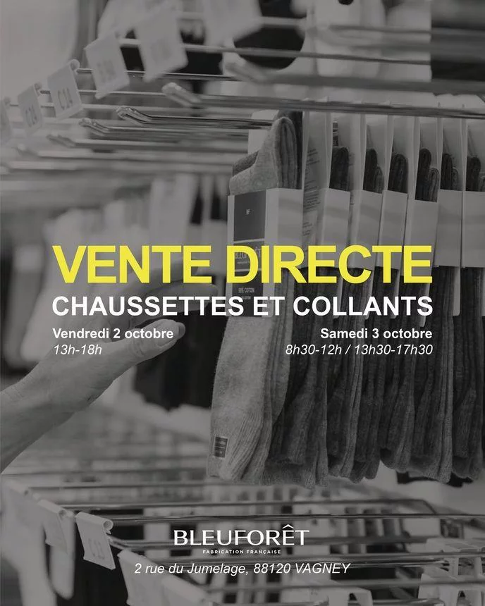 Braderie tricotage des Vosges Bleufôret