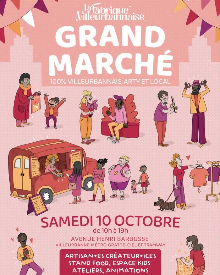 Le Grand Marché de la Fabrique Villeurbannaise