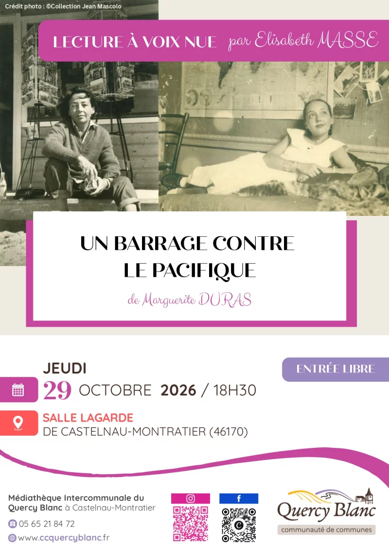 Lecture à voix nue  : Un barrage contre le Pacifique