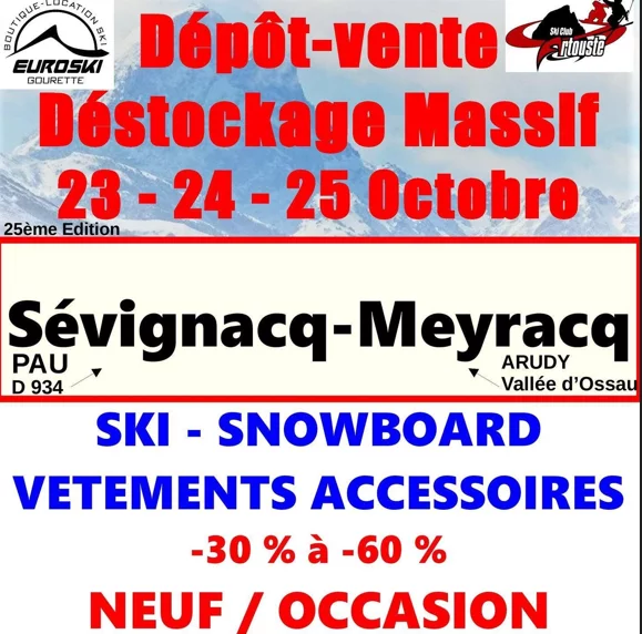 Dépôt Vente - Déstockage Massif - Ski Snowboard Vêtements Accessoires
