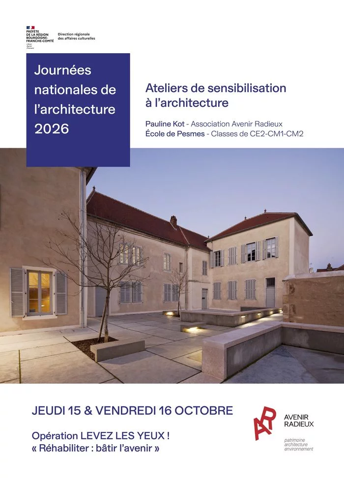 Ateliers de sensibilisation à l'architecture - École de Pesmes