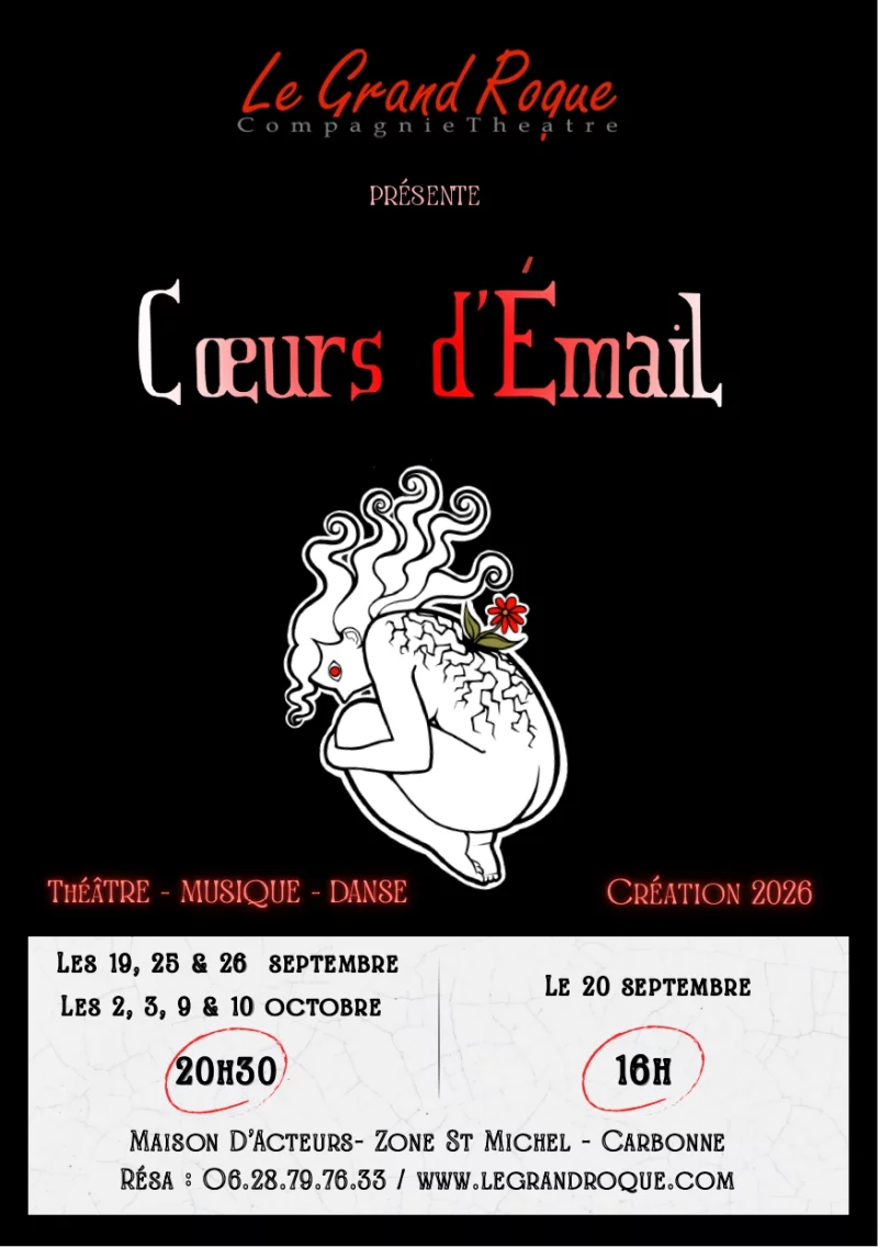 "CŒURS D'ÉMAIL" : THÉÂTRE DANSE MUSIQUE