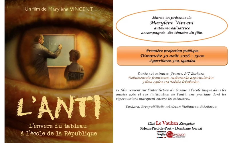 Ciné-rencontre "L'anti" avec l'auteure-réalisatrice