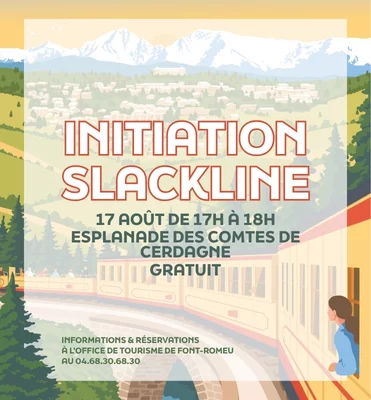 INITIATION SLACKLINE - LUNDI 17 AOÛT