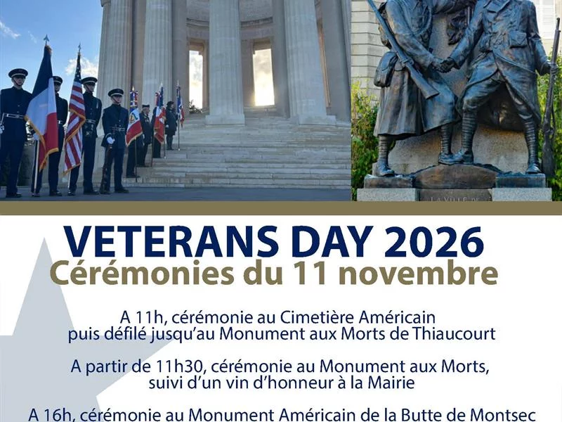 VETERANS DAY : cérémonies du 11 novembre