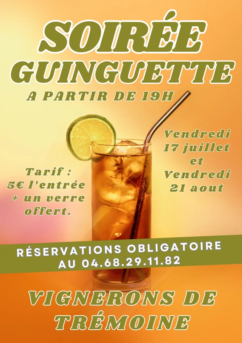 LA SOIREE GUINGUETTE DE TREMOINE - RASIGUERES