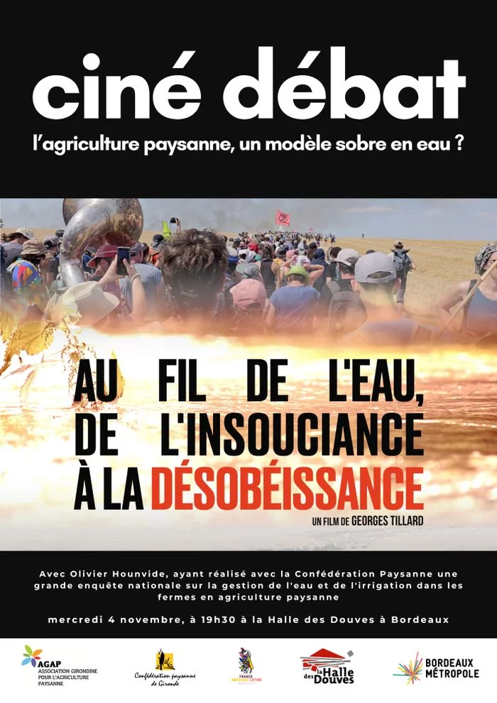 Ciné débat : au fil de l'eau, de l'insouciance à la désobéissance