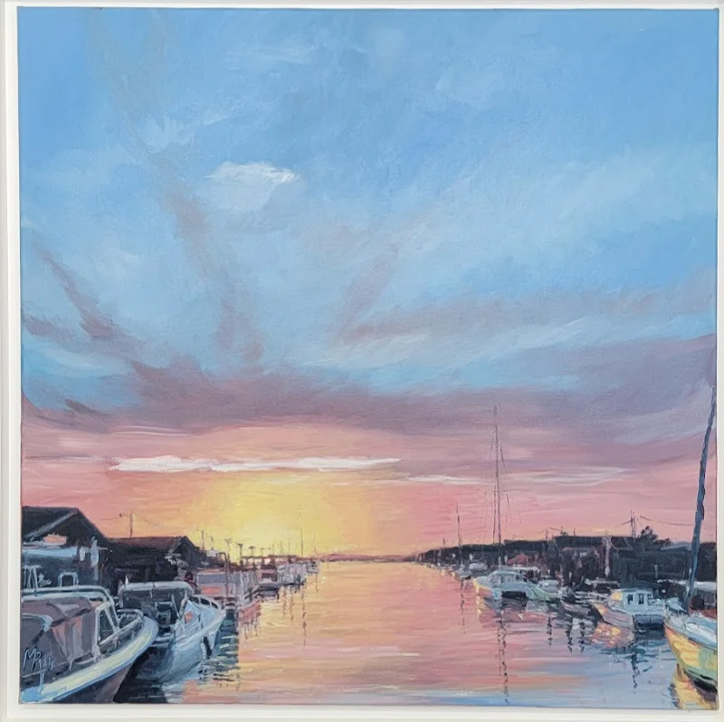 Exposition de peintures à l'huile & aquarelles & encres