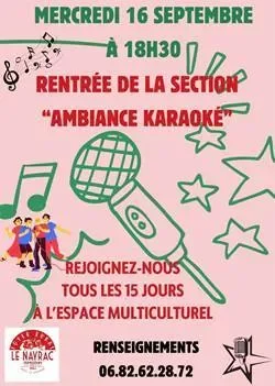 Ambiance Karoké au Nayrac