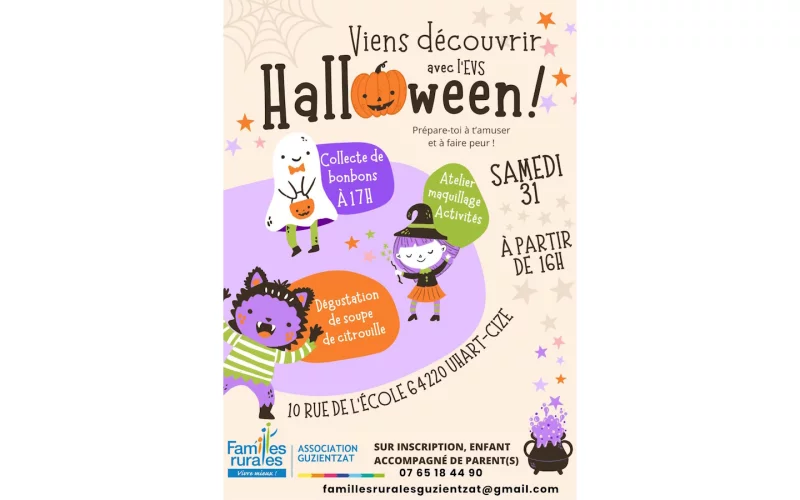 Venez découvrir Halloween à l'EVS