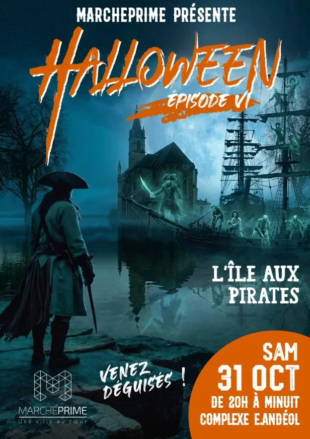 Soirée Halloween :  l'île des pirates