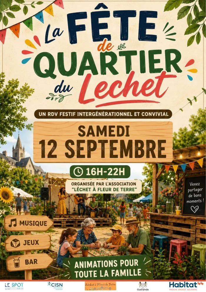 La fête de quartier du Léchet