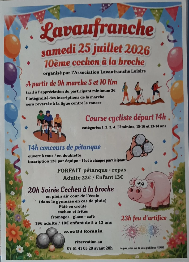 10ème cochon à la broche