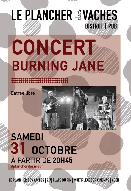 Concert Avec Burning Jane