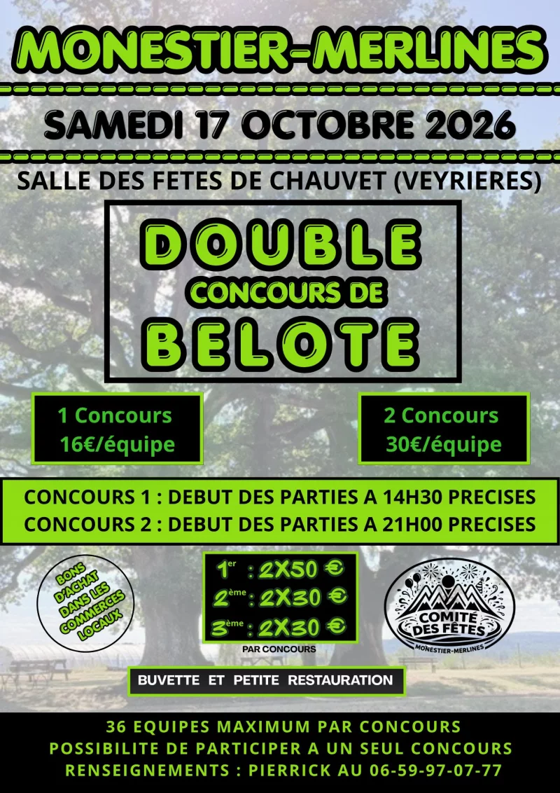 Double concours de belote