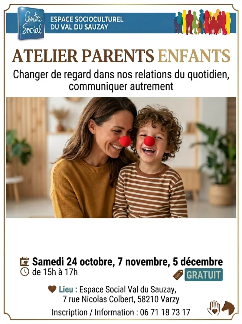 Atelier clown parents enfants