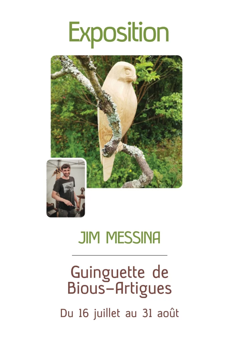 Exposition : Jim Messina - sculpture sur bois
