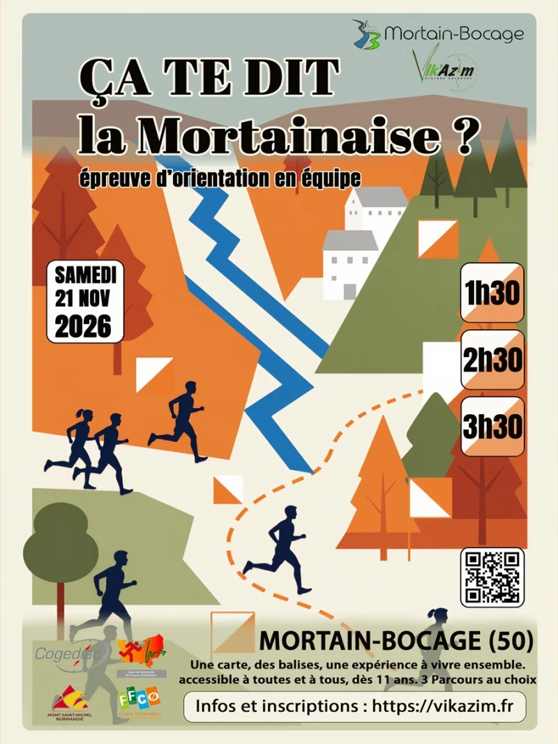 Course d'orientation "ça te dit la Mortainaise ?"