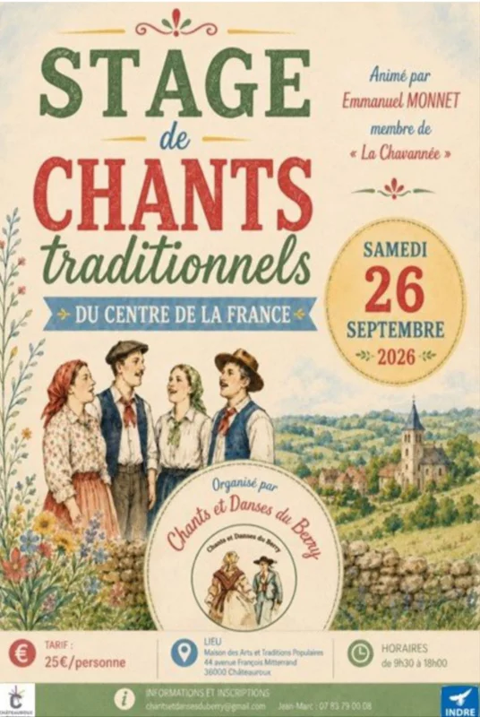 Stage de Chants Traditionnels du Centre France