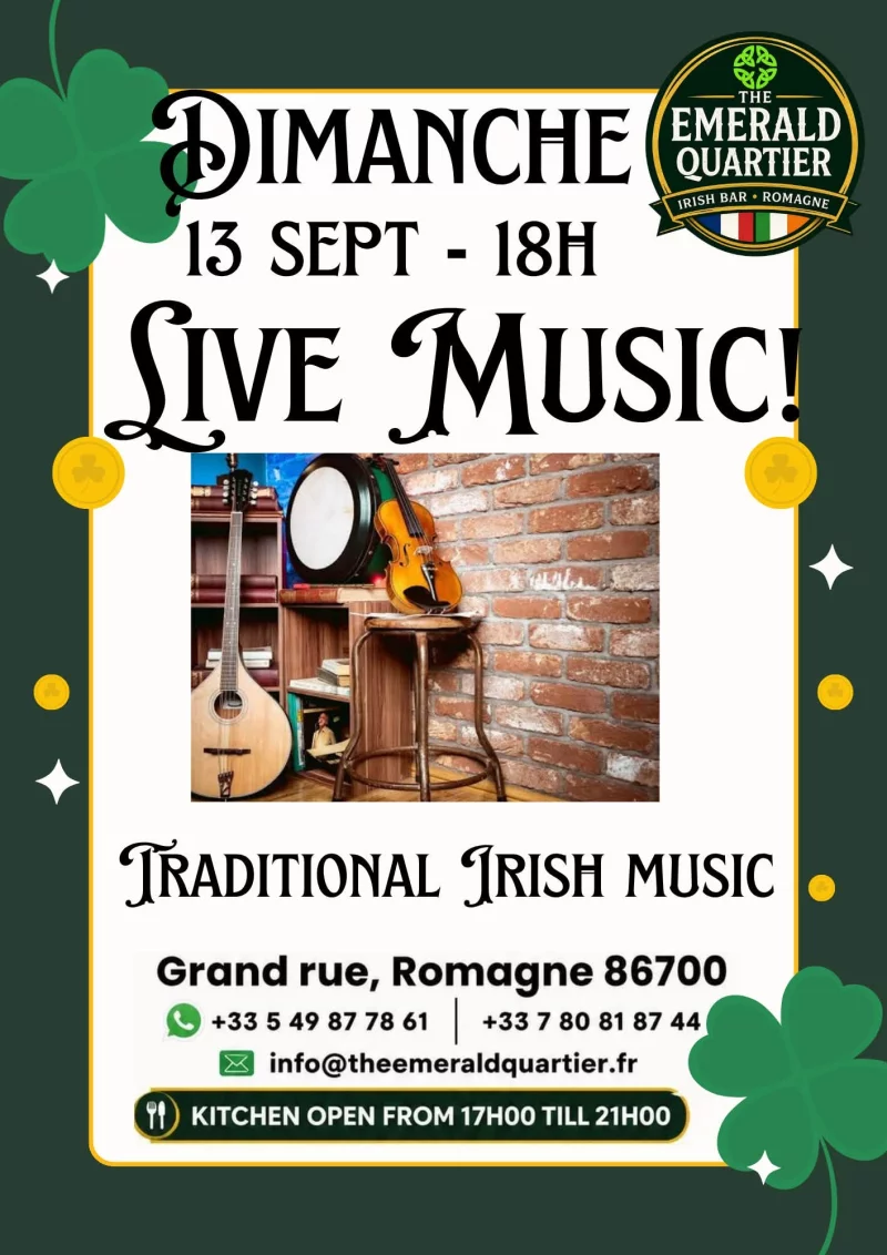 Live Music : Traditional Irish Music