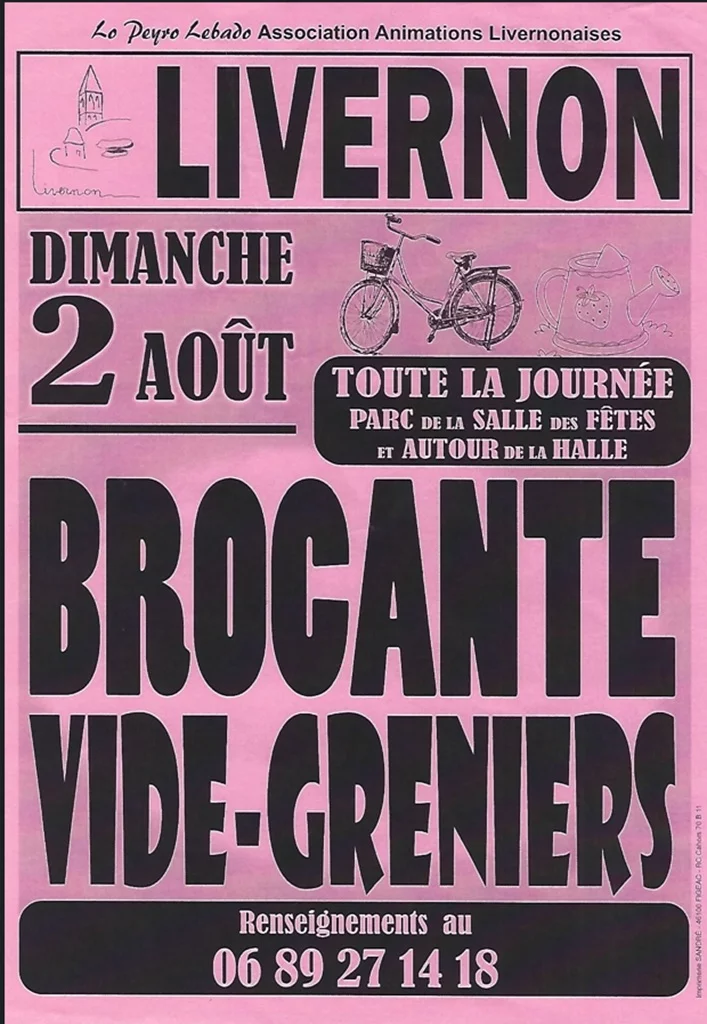Brocante et vide-greniers à Livernon