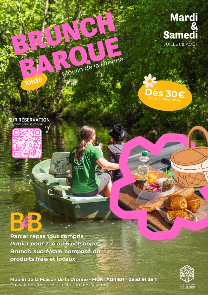 Brunch Barque sur la Dronne