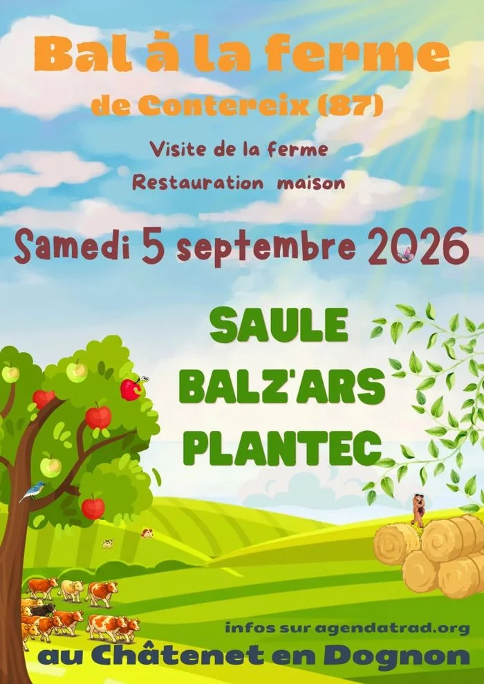 Bal à la Ferme de Contereix avec Plantec, Saule et Balz'ars