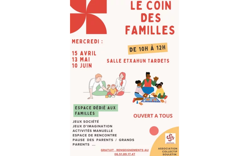 Le coin des familles