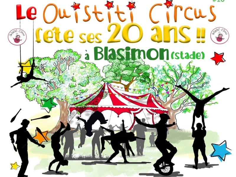 Le Ouistiti circus fête ses 20 ans à Blasimon