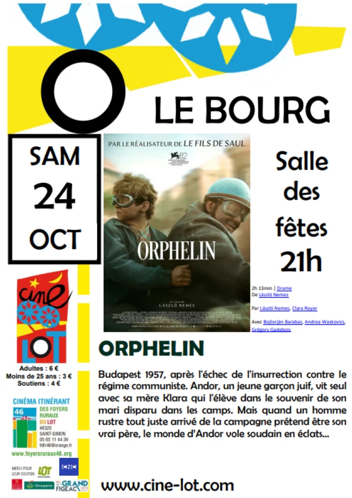 Ciné-lot  à Le Bourg :  «orphelin »