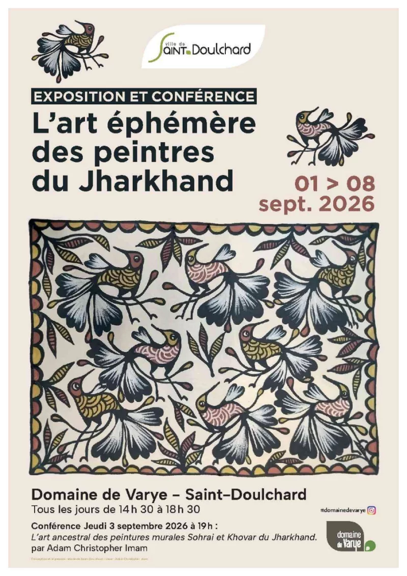 Exposition "L'art éphémère des peintres du Jharkhand"