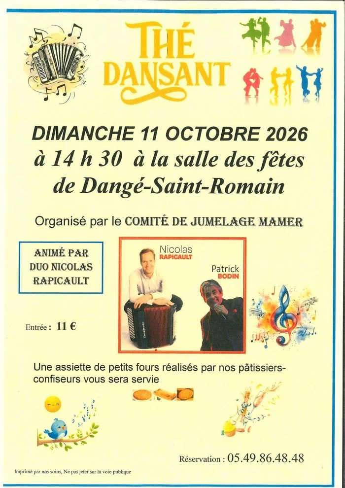 THÉ DANSANT - LE 11/10