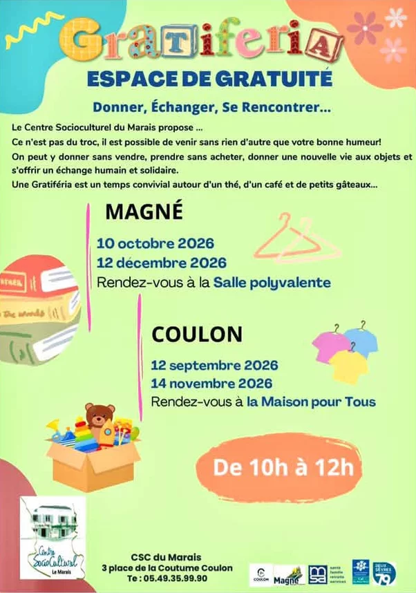 Gratiferia à Magné