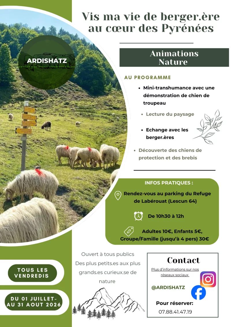 Vis ma vie de berger.ère au coeur des Pyrénées