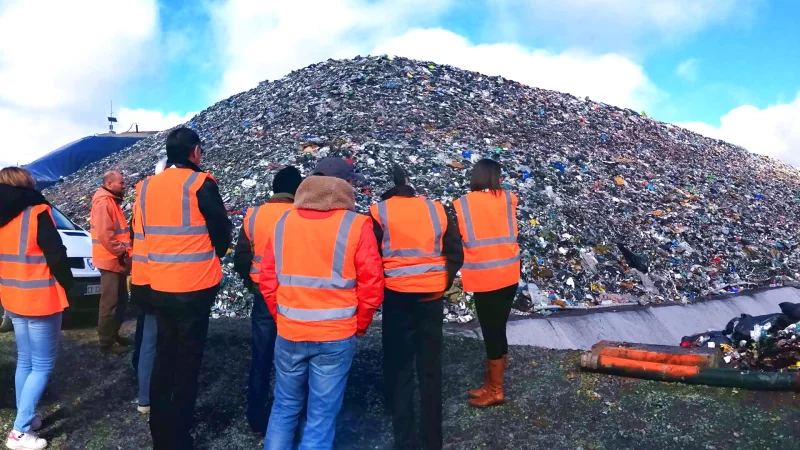 Visite du centre d'enfouissement