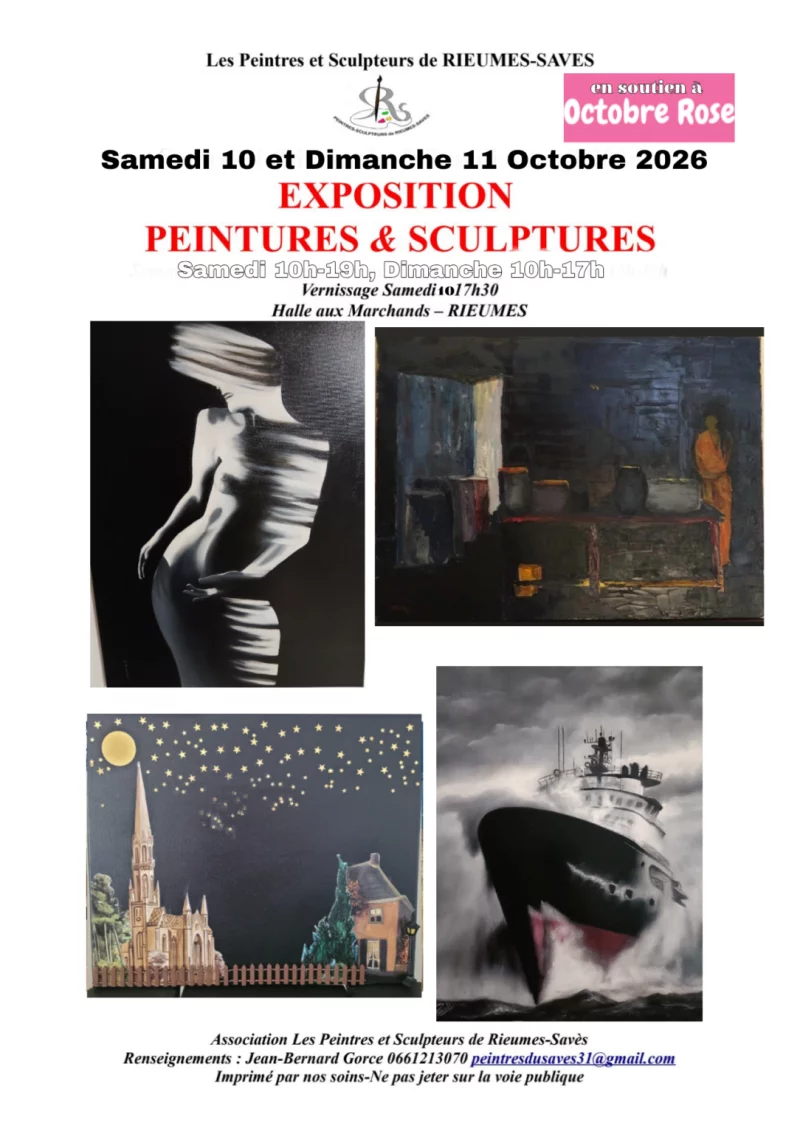 EXPOSITION DES « PEINTRES ET SCULPTEURS DE RIEUMES-SAVÈS »