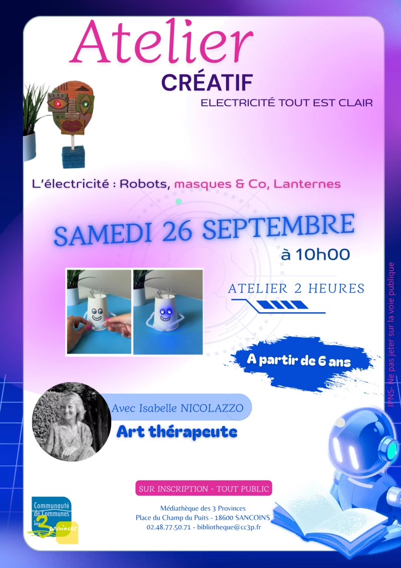 Atelier créatif "Électricité tout est clair"