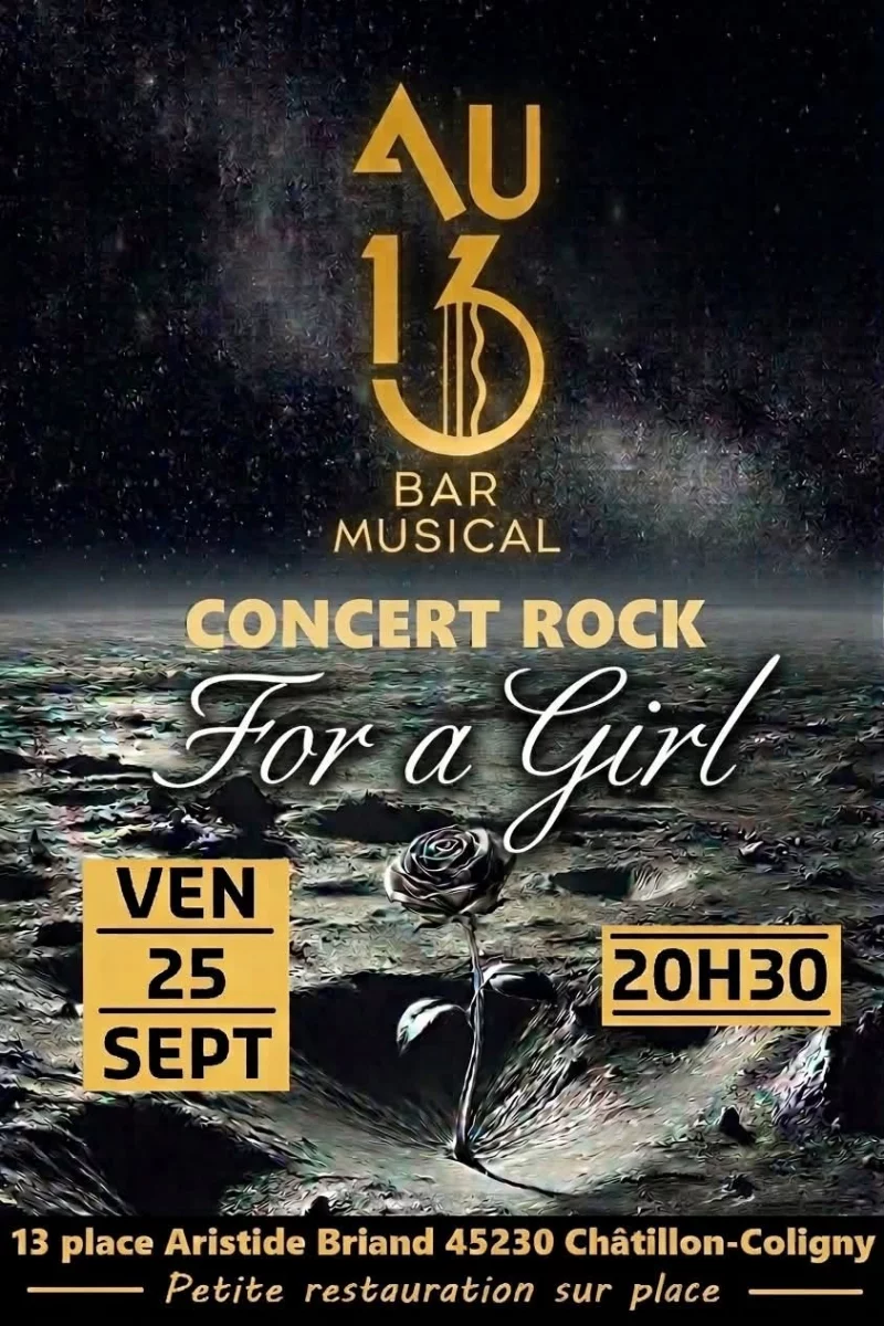 Concert rock "For a girl"