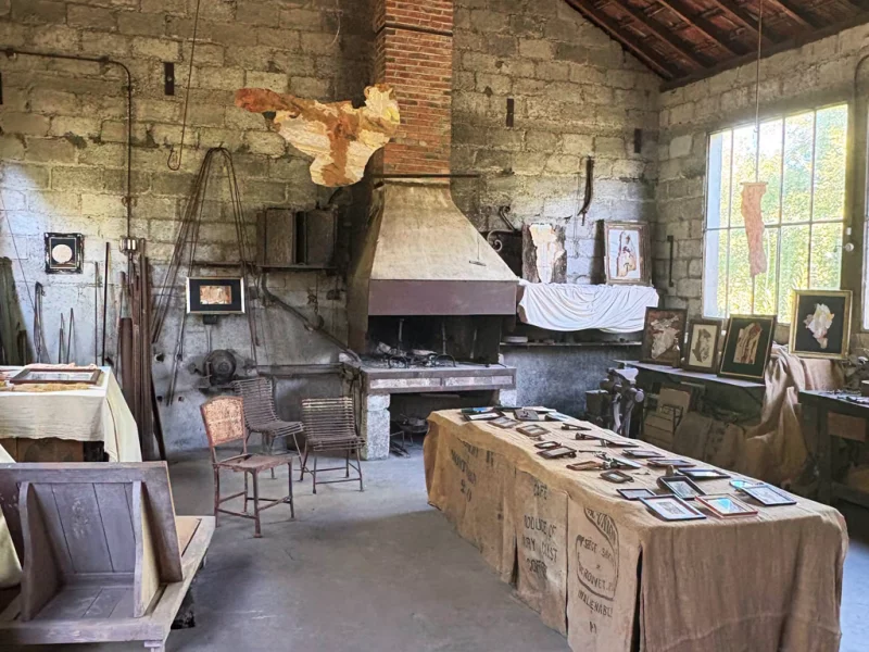 Journées des Artistes - "Papier Peint de la fin du XIXè siècle" et visite de la forge du début du 20è siècle