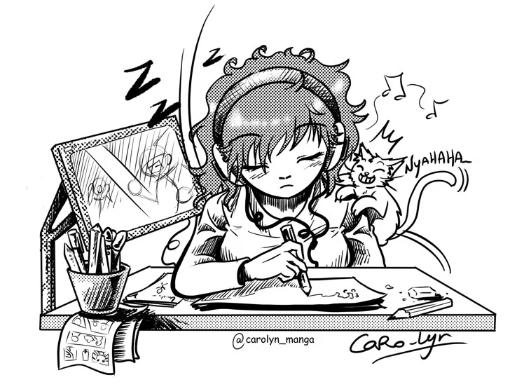 Dessin manga par Caro-Lyn