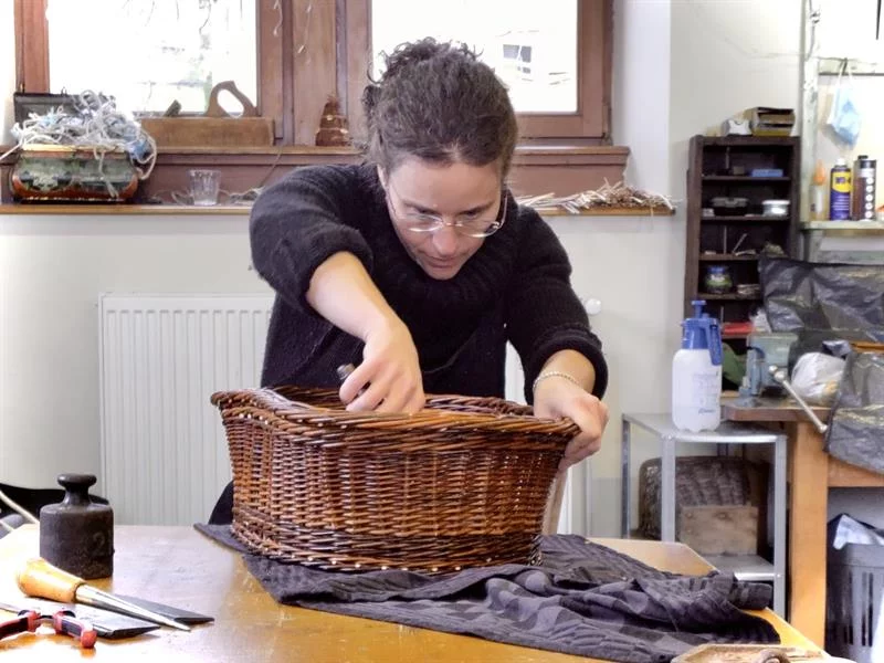Visite commentée de l'atelier de vannerie